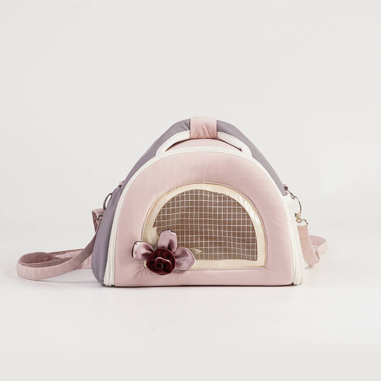 hamster huisdier draagtas roze